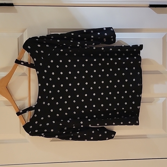 Cable & Gauge black and white polka dot top - Picture 1 of 8